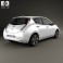 Nissan Leaf 2013 3d model