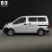 Nissan NV200 combi 2011 3d model