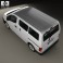 Nissan NV200 combi 2011 3d model