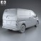 Nissan NV200 combi 2011 3d model