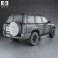 Nissan Patrol (Y61) 2004 3d model