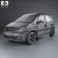 Opel Meriva (A) 2003 3d model