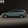 Opel Vectra caravan 2002 3d model