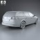 Opel Vectra caravan 2002 3d model
