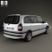 Opel Zafira (A) 2000 3d model