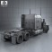 Peterbilt 379 Tractor Truck 1987 3d model