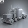 Peterbilt 379 Tractor Truck 1987 3d model