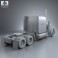 Peterbilt 379 Tractor Truck 1987 3d model