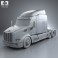 Peterbilt 579 Tractor Truck 2012 3d model