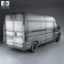 Peugeot Boxer Passenger Van 2007 3d model