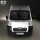 Peugeot Boxer Passenger Van 2007 3d model