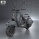 Piaggio Vespa PX 125 2012 3d model