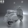 Piaggio Vespa PX 125 2012 3d model