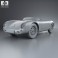 Porsche 550 spyder 1953 3d model