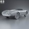 Porsche 550 spyder 1953 3d model