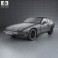 Porsche 924 1976 3d model