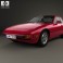 Porsche 924 1976 3d model
