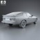 Porsche 924 1976 3d model
