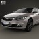 Qoros 3 sedan 2014 3d model