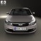 Qoros 3 sedan 2014 3d model