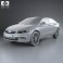 Qoros 3 sedan 2014 3d model