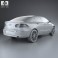 Qoros 3 sedan 2014 3d model