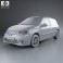 Renault Clio Mercosur Sport 3-door hatchback 2013 3d model