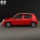 Renault Clio Mercosur 5-door hatchback 2013 3d model