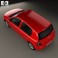 Renault Clio Mercosur 5-door hatchback 2013 3d model