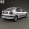Renault Megane 5-door hatchback 1995 3d model