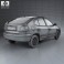 Renault Megane 5-door hatchback 1995 3d model