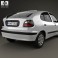 Renault Megane 5-door hatchback 1995 3d model