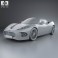 Spyker B6 Venator 2013 3d model