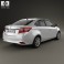 Toyota Yaris sedan 2014 3d model