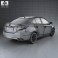 Toyota Yaris sedan 2014 3d model