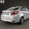 Toyota Yaris sedan 2014 3d model
