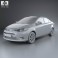 Toyota Yaris sedan 2014 3d model