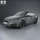 Audi A7 Sportback with HQ interior 2011 3d model