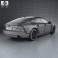 Audi A7 Sportback with HQ interior 2011 3d model