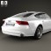 Audi A7 Sportback with HQ interior 2011 3d model