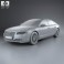 Audi A8 (D4) L 2014 3d model