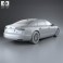 Audi A8 (D4) L 2014 3d model