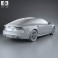 Audi RS7 (4G) sportback 2014 3d model
