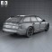 Audi S6 (C7) avant 2014 3d model