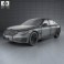 BMW 7 Series (F02) with HQ interior 2013 3d model