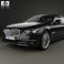 BMW 7 Series (F02) with HQ interior 2013 3d model