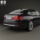 BMW 7 Series (F02) with HQ interior 2013 3d model