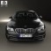 BMW 7 Series (F02) with HQ interior 2013 3d model