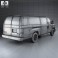 Ford E-Series Passenger Van 2011 3d model