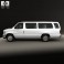 Ford E-Series Passenger Van 2011 3d model